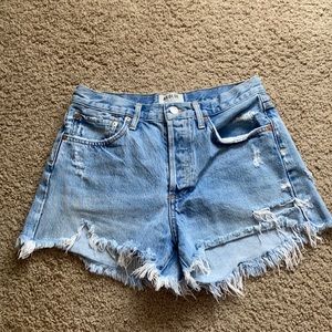 Agolde denim shorts